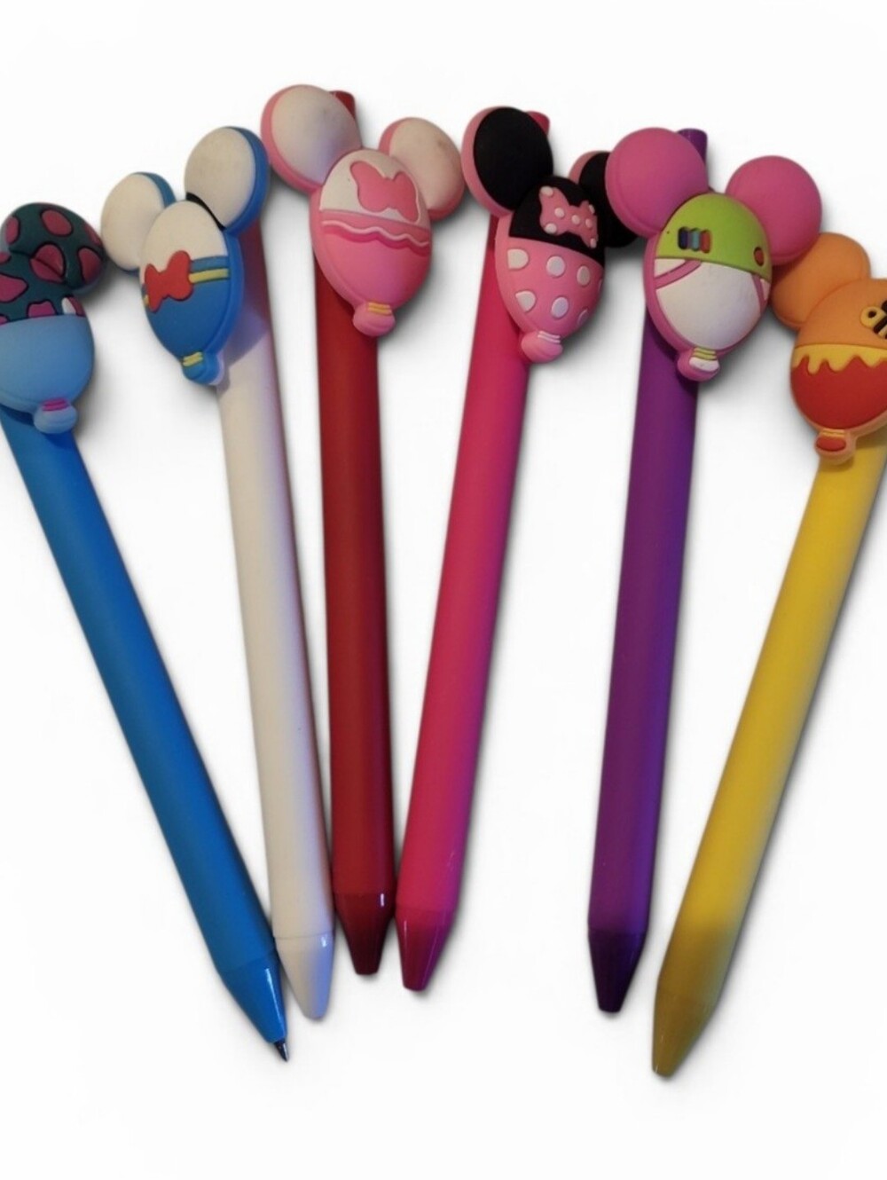 Cute Mickey Mouse Balloon Top Disney Pens - Assorted Colors Sold Seperatly